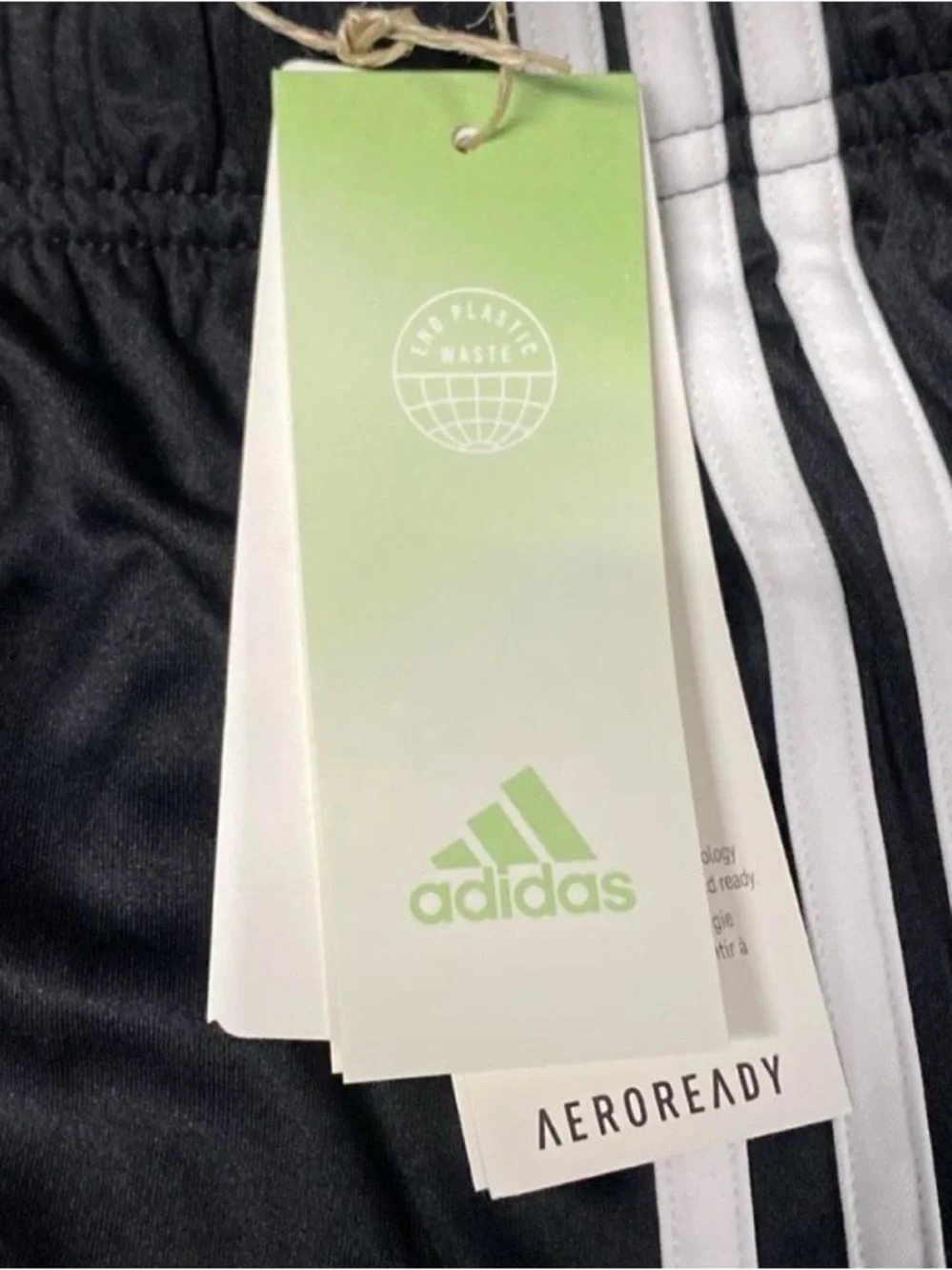 Y2K Adidas Men’s Tastigo 19 Shorts Climalite Soccer Black/White Small NWT DP3246